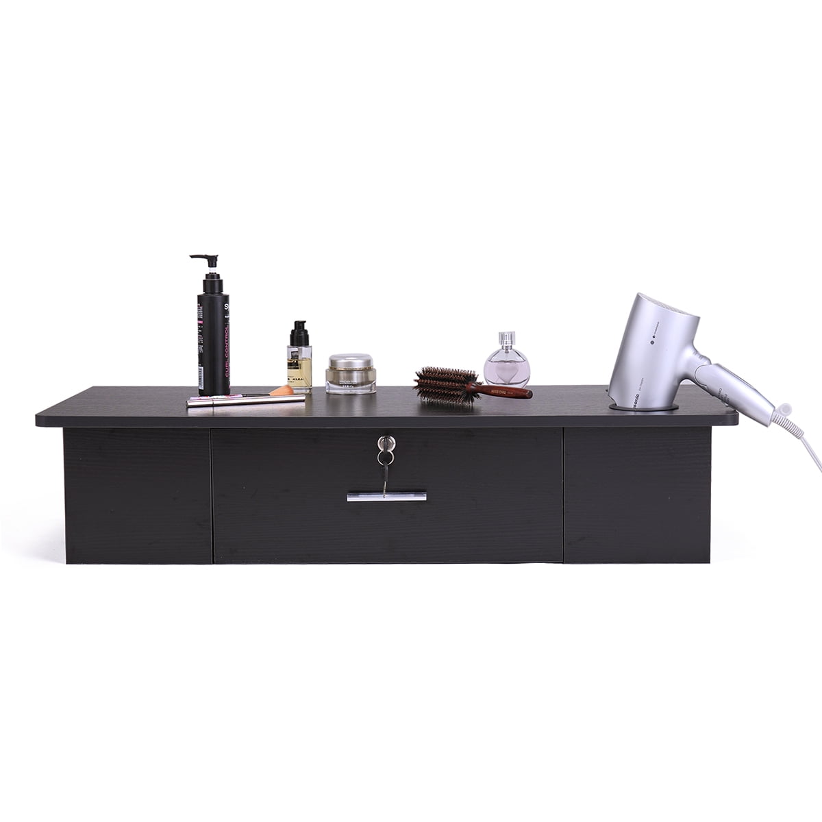 Lowestbest Wall Cabinet Salon Classic Wall, Salon Wall Mount Station, Spa Equipment Cabinet, Mount Styling Station Beauty Salon