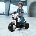 thumbnail image 1 of Lowestbest White 6 V Motorcycle Powered Ride-On, 1 of 13