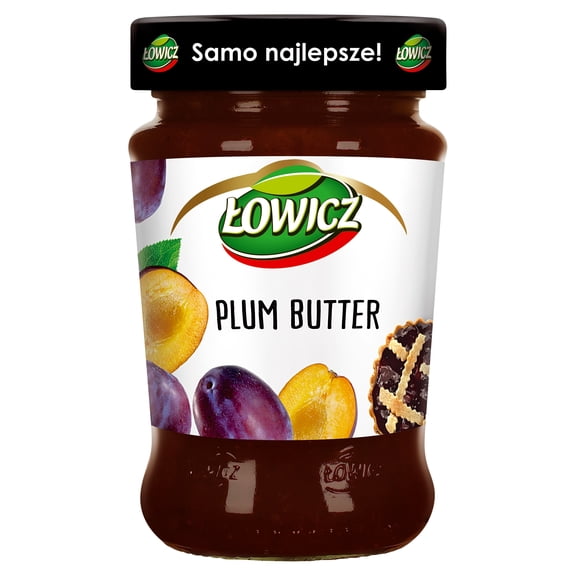 Lowicz Plum Butter Jam 290G, Imported from Britain