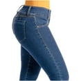 thumbnail image 1 of Lowla JE217988 Women High Waisted Butt Lifting Skinny Jeans Colombianos Levanta Cola with Removable Butt Pads Blue 12, 1 of 8