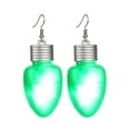 thumbnail image 1 of Lowprofile Stud Earrings Women Christmas Party Christmas Tree Luminous Light Up Bulb Led Bulb Christmas Flashing Necklaces Christmas Holiday Party Favors Gifts, 1 of 7