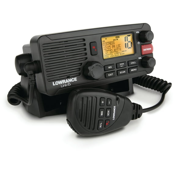 Lowrance 000-10788-001 Link-5 DSC VHF Fixed-Mount Marine Radio