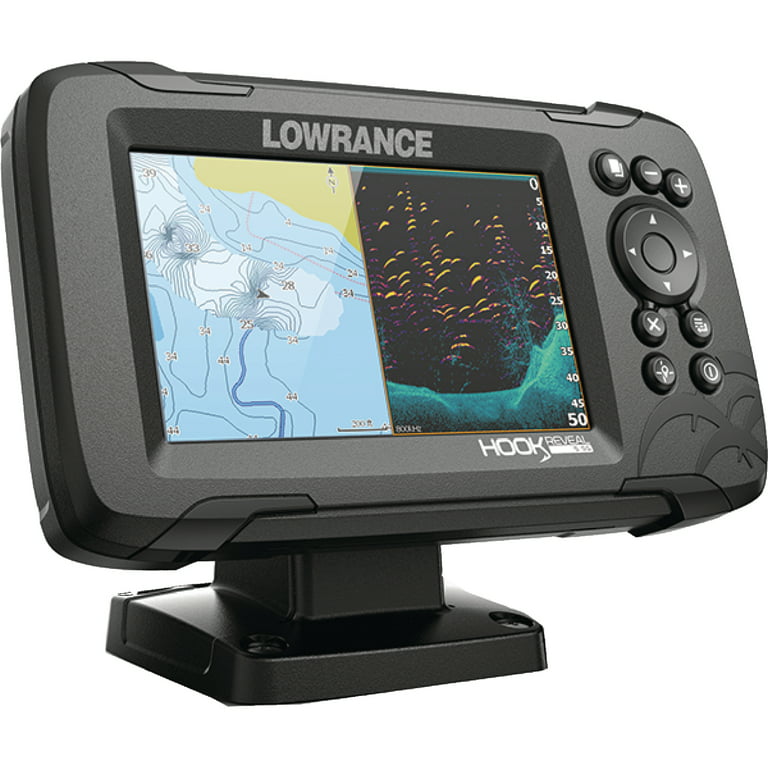Lowrance 00015855001 Hook Reveal 7 In. Fishfinder with 50/200kHz