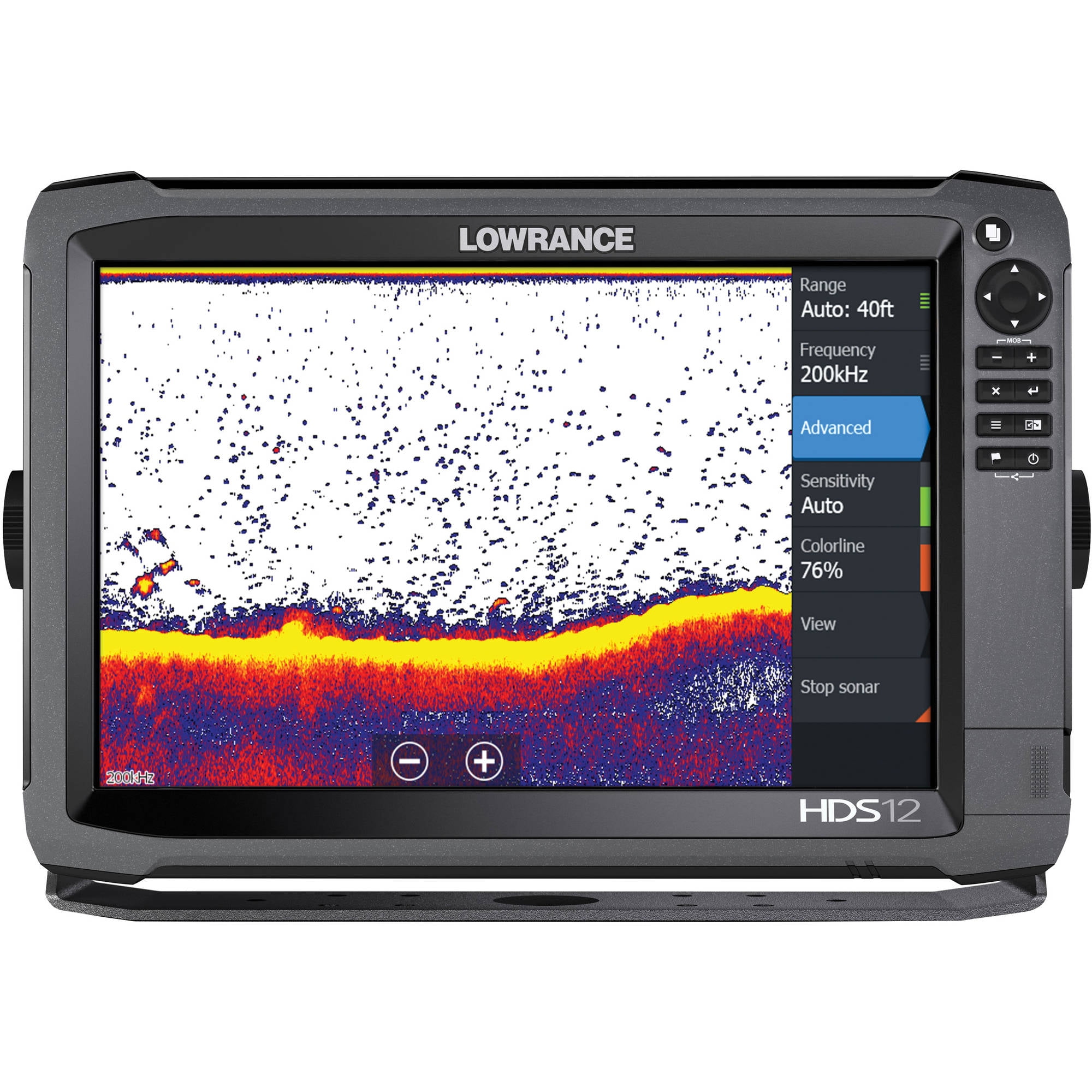 Lowrance HDS12 Gen3 Insight Fishfinder/Chartplotter, 83/200 Bundle, 00012916001