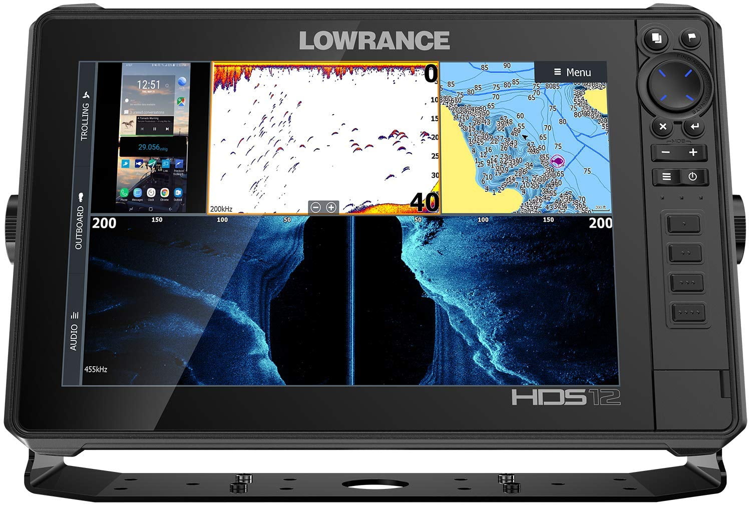Lowrance HDS 9 Inch Wireless Live Active Image Fish Finder (No