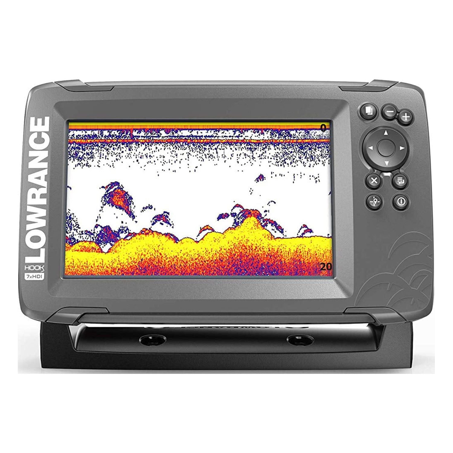 Lowrance HOOK2 7X 7 In. Fishfinder with Split Shot Transducer and