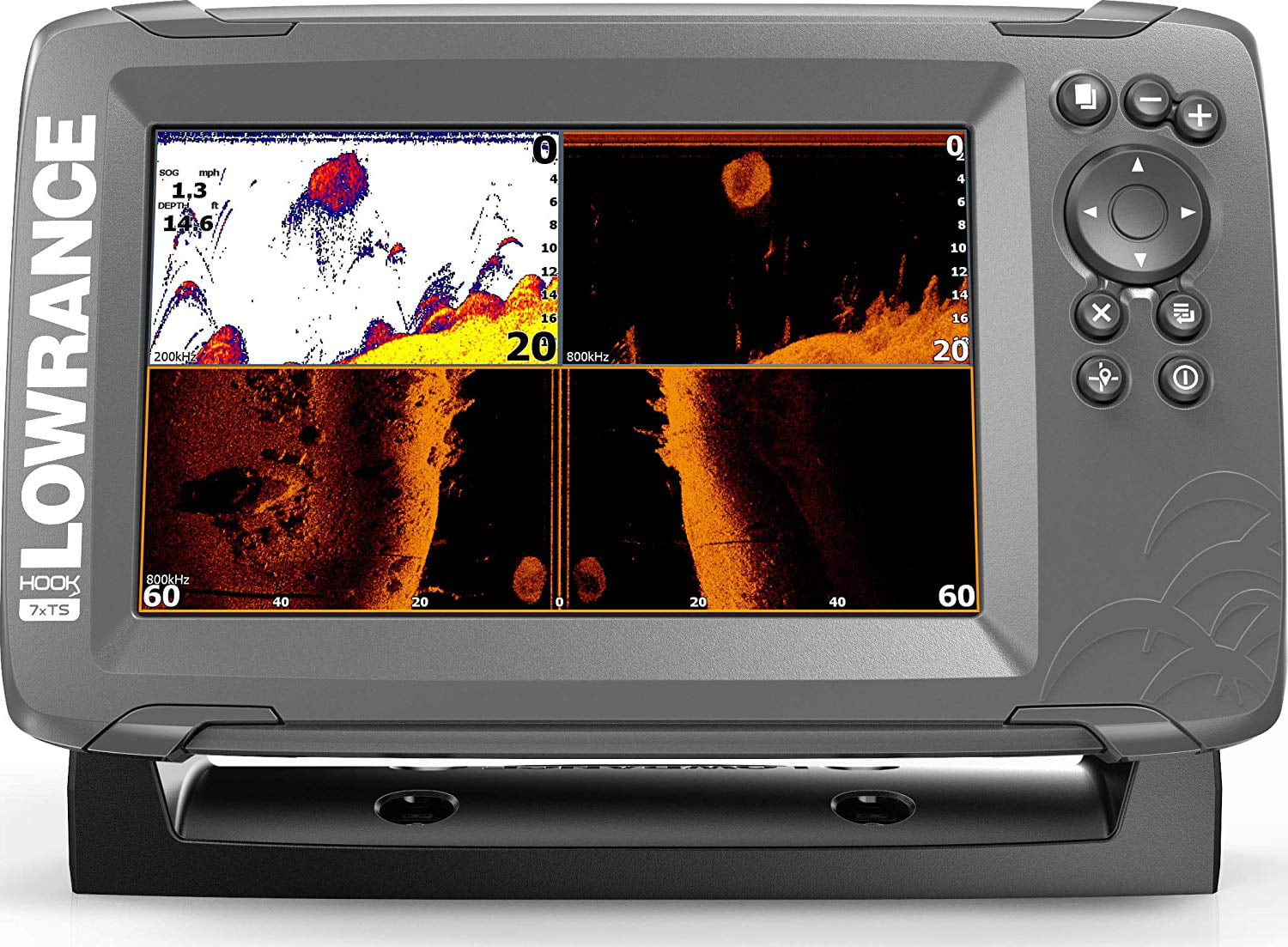 Lowrance HOOK2 Fishfinder with Auto-Tuning CHIRP Sonar 