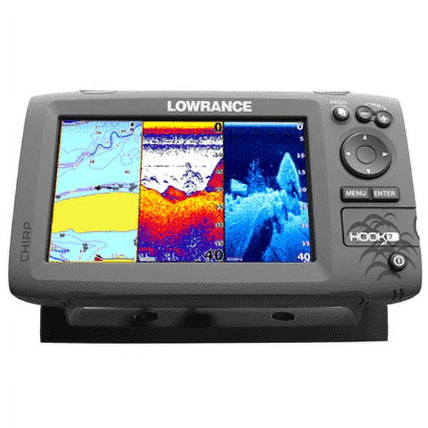 Lowrance Hook-7 + Lowrance Lake Insight + Protective Cover (No Transducer)  
