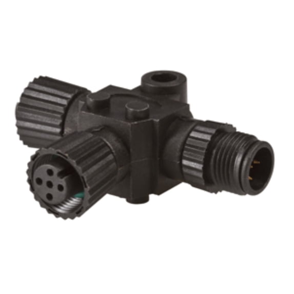 4" Lowrance N2K-T-RD T-Connector NMEA 2000