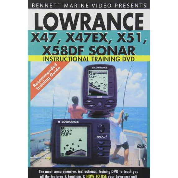 Lowrance X47,X47ex,X51,X58df Sonar (DVD)