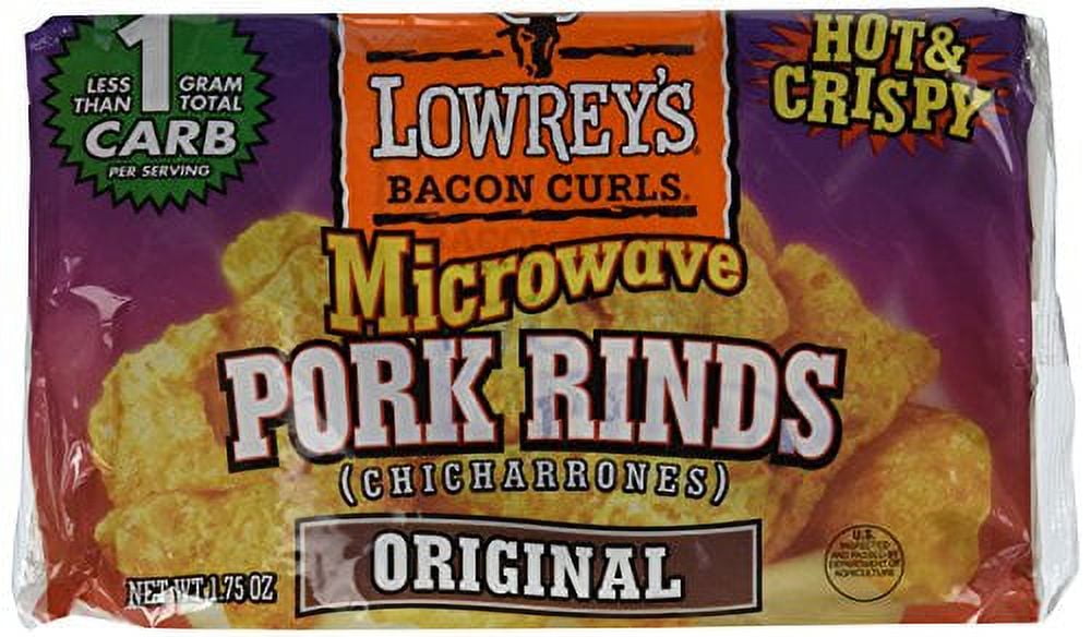 Lowrey's Microwave Pork Rinds 1.75oz ( 3Pack )