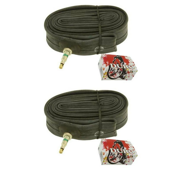 Lowrider 2 Duro Tubes 26 In. x 1.25 In./1.50 In. 33 mm Standard Presta Valve. Set of Tube. Pair of Tubes. Two Tubes. Bicycle Tube, Bike Tube, Trike Tube, Tricycle Tube
