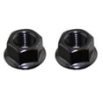 thumbnail image 2 of ENIX Set Of 2 Chrome Bicycle Hub Axle Nuts – 3/8 X 26T, Fixed Flange, Steel 2 of 5