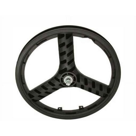 Lowrider 20" Plastic 3-Spoke Free Wheel Bicycle Rim (Black)