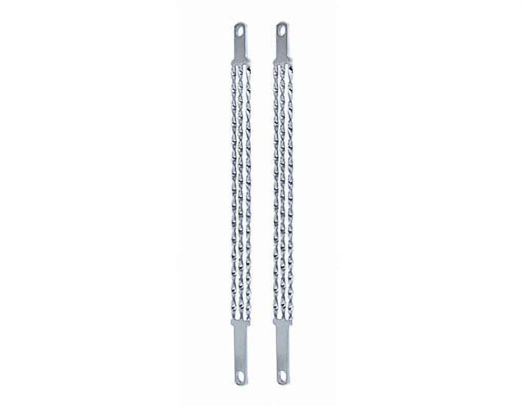Lowrider 20" Triple Flat Twisted Spring Fork Bars Chrome Bike Part