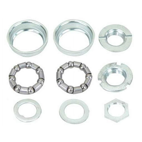 Lowrider Bottom Bracket Set 1-Piece Crank 5/16 x 7 24t Chrome. Bicycle Bottom Bracket, Bike Bottom Bracket, Lowrider Bikes, Beach Cruiser
