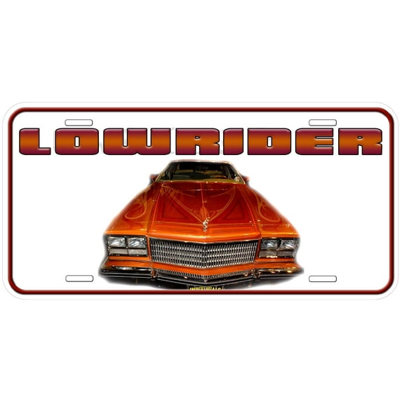 Lowrider Car Novelty Auto License Plate