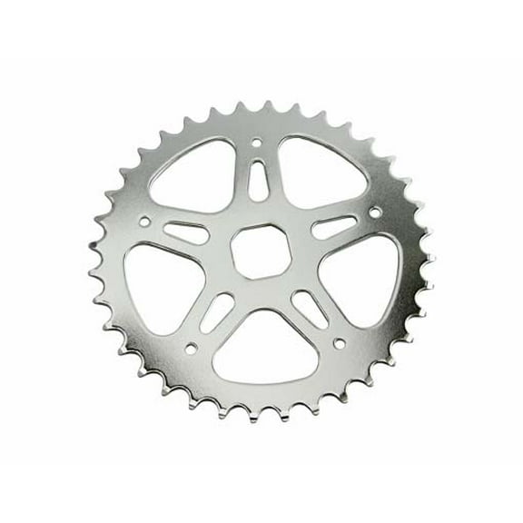 Lowrider Chainring 36t cw-316s 1/2 X 1/8 Chrome. for bicycles, bikes, for lowriders, beach cruiser, strech bikes, limos