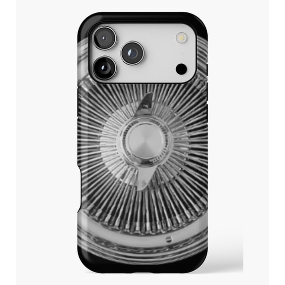 Lowrider Classic Chrome Wire Wheel M3111, Protective Case for iPhone 17 16 15 14 13 12 11 Pro Max – Modern Unisex Style