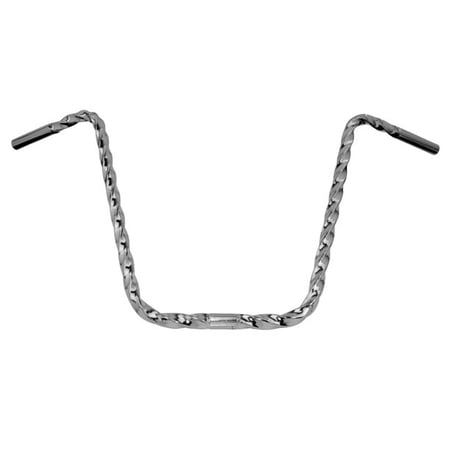 Lowrider Classic V Square Twisted Handlebar 16" 22.2mm Chrome