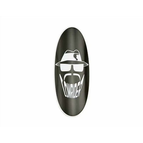 Lowrider Head Name Plate Black/White. Bike name plate, bicycle name plate, for lowrider , beach cruiser, chopper