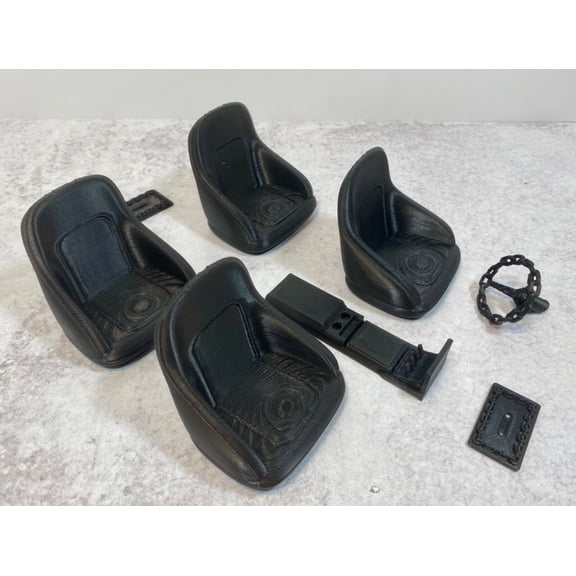Lowrider Interior for a 1/10 scale car Customize your RC Low Rider Bucket Seats