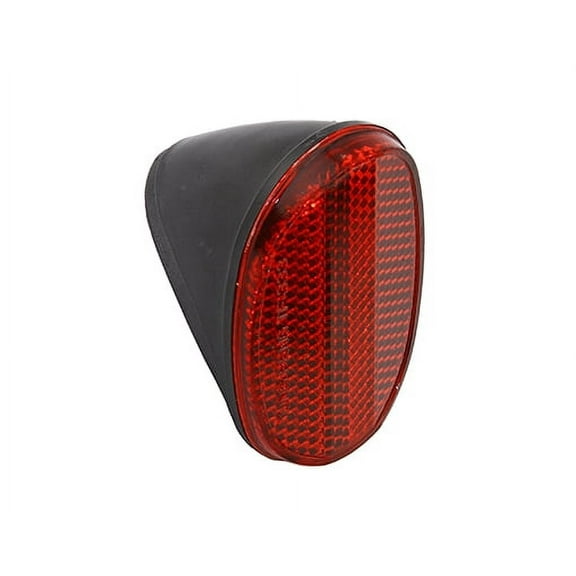 Lowrider Oval RED Rear Fender Reflector. Bike Part, Bicycle Part, Bike Accessory, Bicycle Accessory