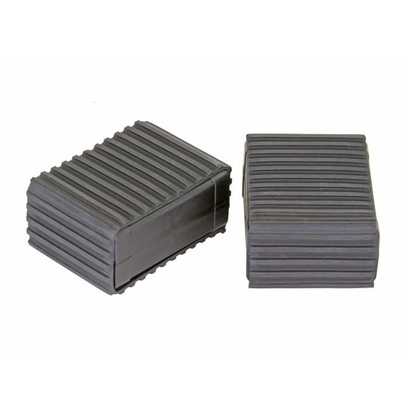 Lowrider PVC Pedal Blocks with Rubber Band Universal Pedal Blocks, Black