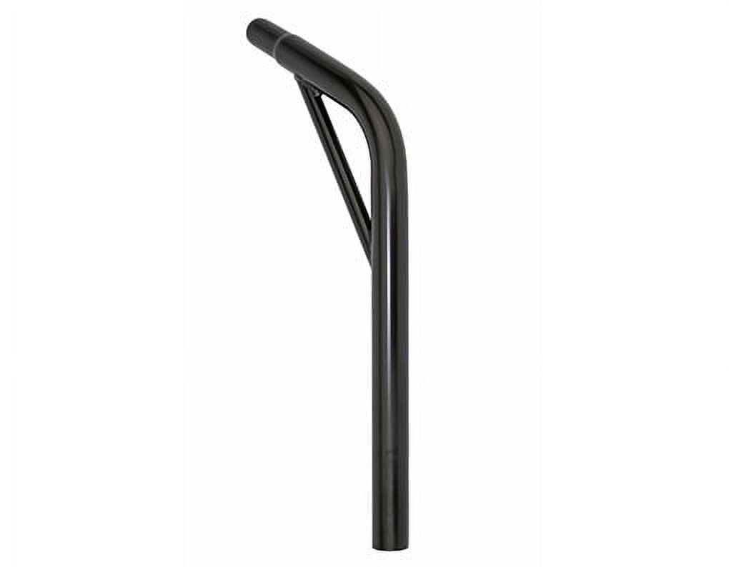 Lowrider Steel Bike Bicycle LayBack SEATPOST with Support 25.4 Black. Bike Part, Bicycle Part