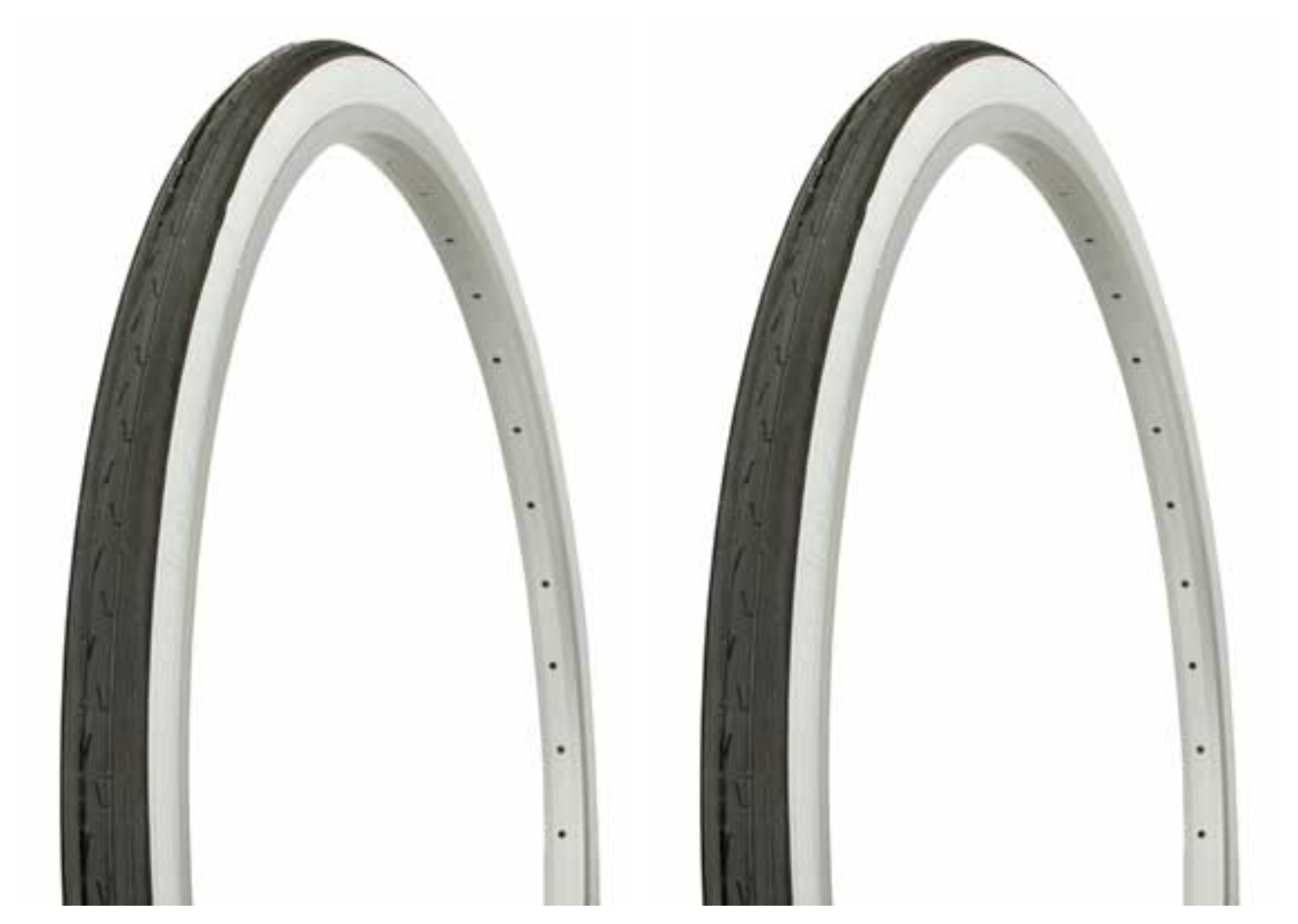 Tire set. 2 Tires. Two Tires Duro 26" x 1 3/8" Black/White Side Wall , cruiser bike Tires, chopper bike wheel, mountain bike Tires