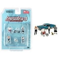 thumbnail image 1 of Lowriders 3 6 piece Diecast Set 4 Figurines 1 Dog and 1 Bike for 164 Scale Models by American Diorama AD76480, 1 of 3