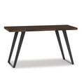 thumbnail image 1 of Lowry Flat Top Desk Acacia Wood 60x24 Industrial Design Home Office Workspace, 1 of 12