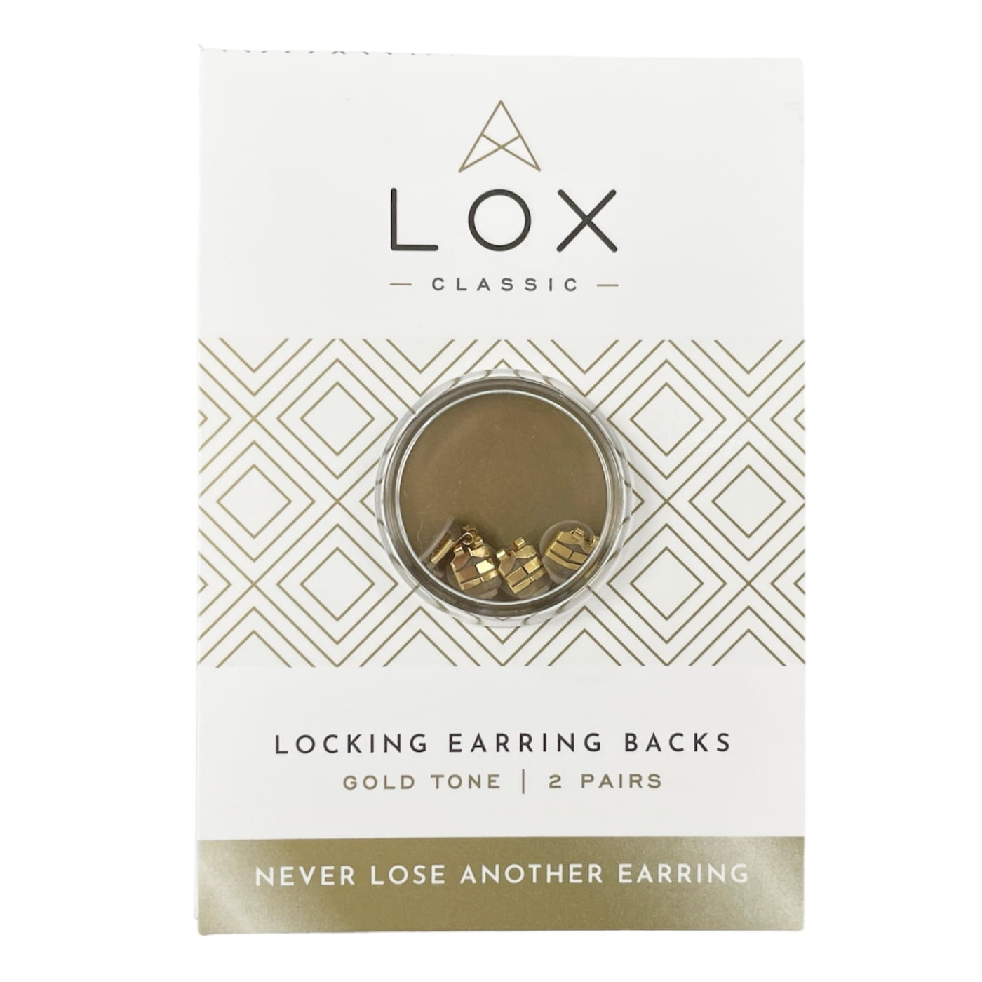 4 Lox Locking Earring Backs Butterfly. ANTI ALLERGY & FACEMASK FRIENDL –  Pewter & Black