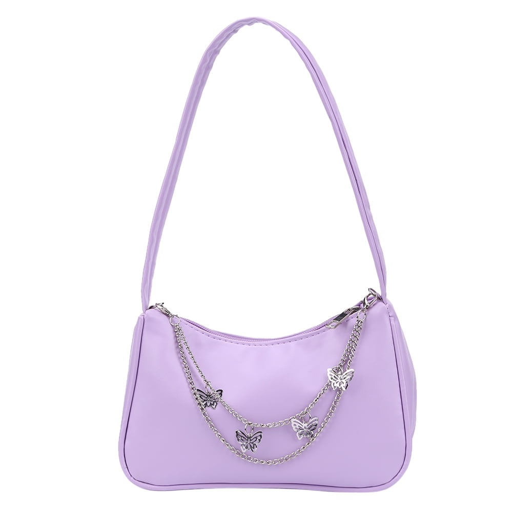 LoyGkgas New Elegant Women Pure Mini Shoulder Bags Leather Chain