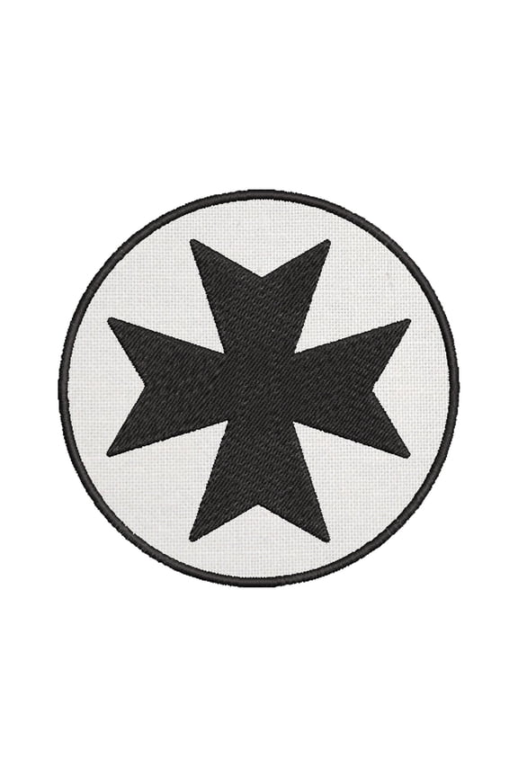 Loyal Chapter Black Templars Embroidered 40k Iron-On/Sew-On/Hook Patch Bikers Cosplay Applique Badge Emblem Logo 3.5"