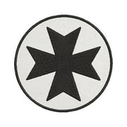 Loyal Chapter Black Templars Embroidered 40k Iron-On/Sew-On/Hook Patch Bikers Cosplay Applique Badge Emblem Logo 3.5