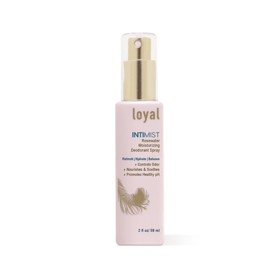 Loyal Intimist Gentle Moisturizing Intimate Deodorant Spray, Rosewater, 2oz