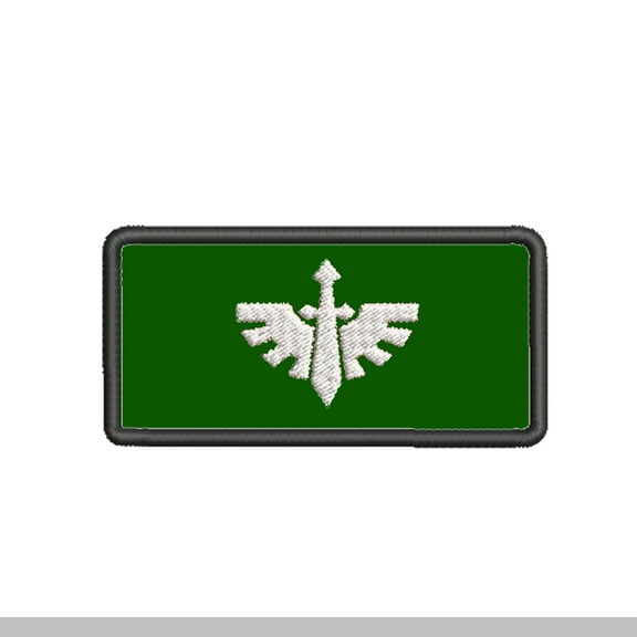 Loyal Legion Dark Angels Embroidered Warhammer 40k Iron-On/Sew-On/Hook Patch Bikers Cosplay Applique Badge Emblem Logo 4" x 2"