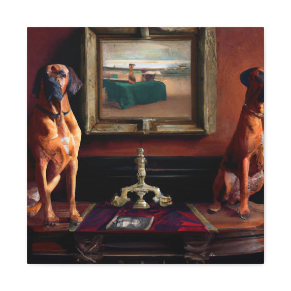 Loyal Rhodesian Ridgeback - Canvas