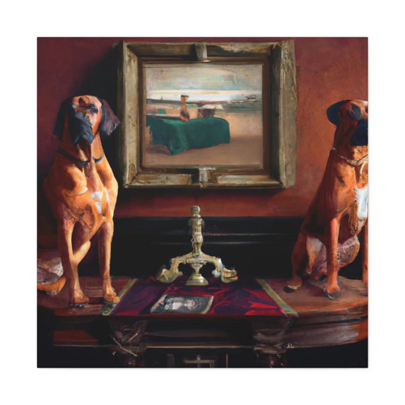 Loyal Rhodesian Ridgeback - Canvas
