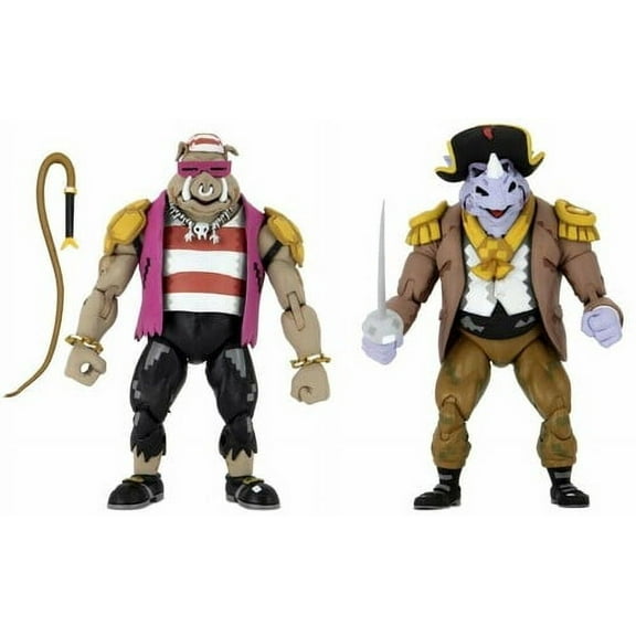 Loyal Subjects - SDCC 2022 BST AXN TMNT Arcade Bebop & Rocksteady PX Action Figure 2Pk, Loyal Subjects, Gifts