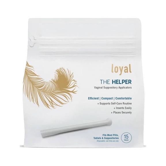 Loyal The Helper Vaginal Suppository Applicators - 15ct