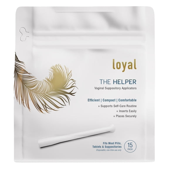 Loyal The Helper Vaginal Suppository Applicators - 15ct