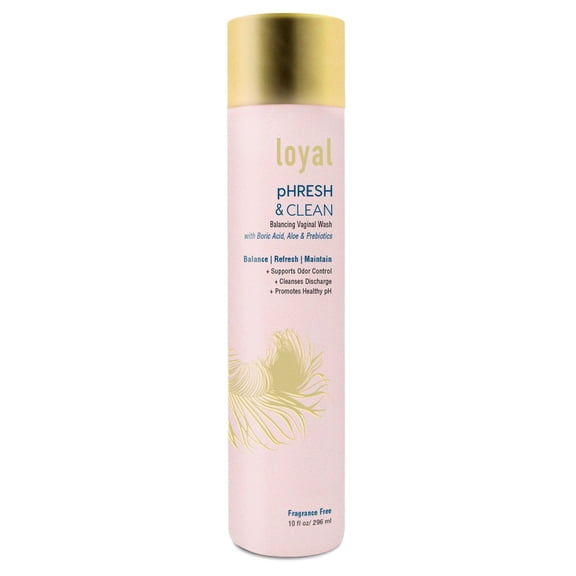 Loyal pHresh & Clean Intimate Balance Feminine Wash with Boric Acid, Odor Control, 10 fl oz