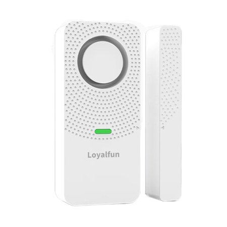 Loyalfun Burglar alarms, Personal Security Window & Door Alarm Bell | Wireless Sensor Door Window Burglar Alarm | Pack of 2