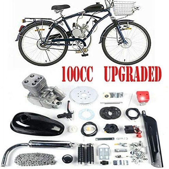 Loyalheartdy 36 Tooth Bicycle Motor Kit 100CC 2-Stroke Gas Motorized Bicycle Engine Set