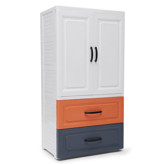 Loyalheartdy Plastic Drawers Dresser, Vertical Clothes Storage Cabinet Bedroom Tower Closet Organizer Chest Nightstand on Wheels