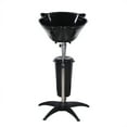 thumbnail image 1 of Loyalheartdy Removable lift vertical shampoo tray Plastic Rolling Stand Shampoo Basin for Barber Shop Beauty Salon (Black), 1 of 10