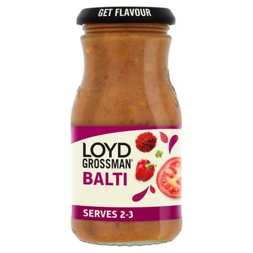 Loyd Grossman Balti Indian Curry Sauce 350g, British Import (Pack of 2)