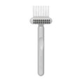 thumbnail image 1 of Loyerfyivos 2 in 1 Hair Brush Cleaning Tool, Comb Cleaning Brush, Portable Hair Brush Cleaner Rake, Hairbrush Cleaner Solution, Hairbrush Cleaner Tool Rake, Hairbrush Cleaning Tool Salon Use (Gray), 1 of 7